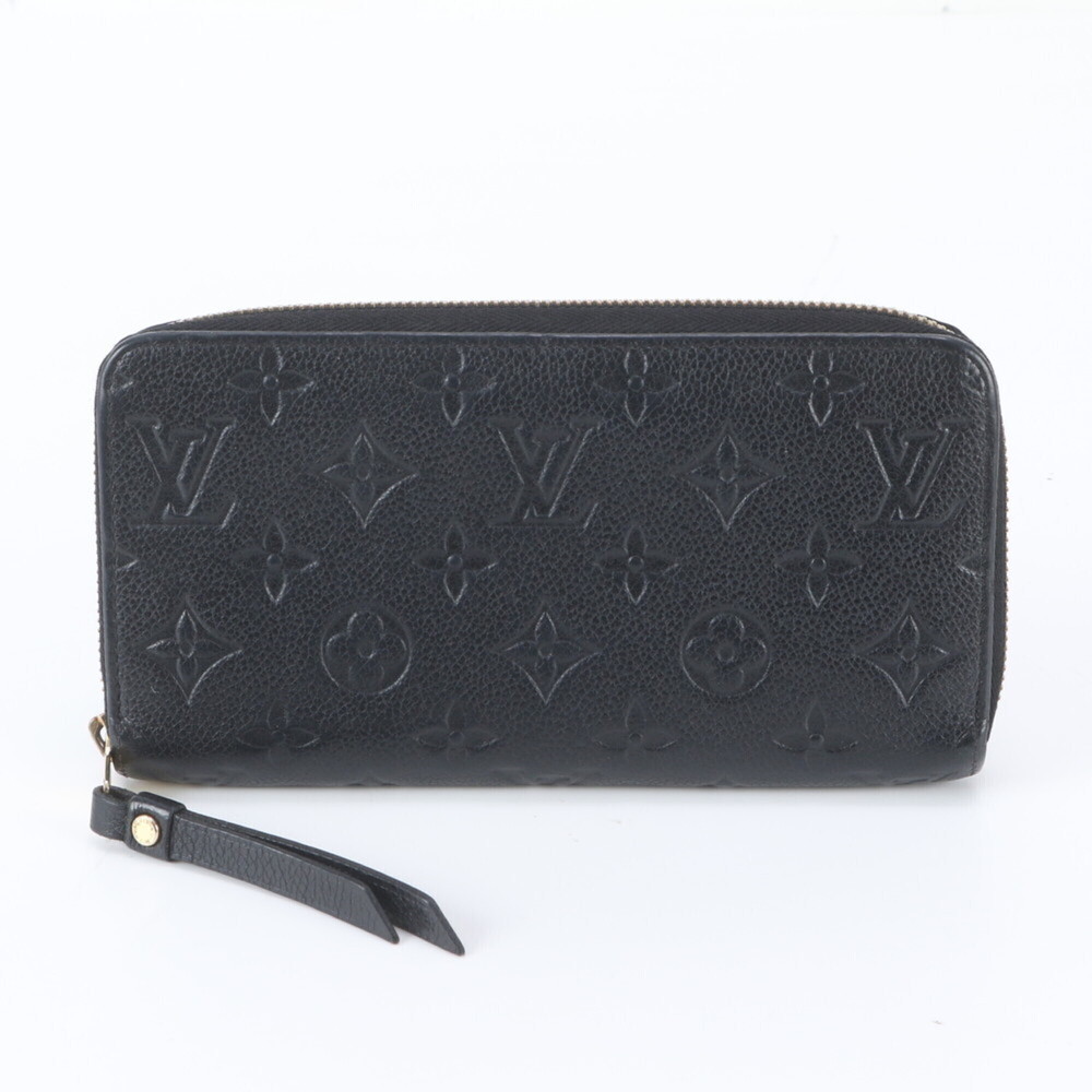 Louis Vuitton Monogram Empreinte Zippy Wallet M61864 Leather Long for Men and...